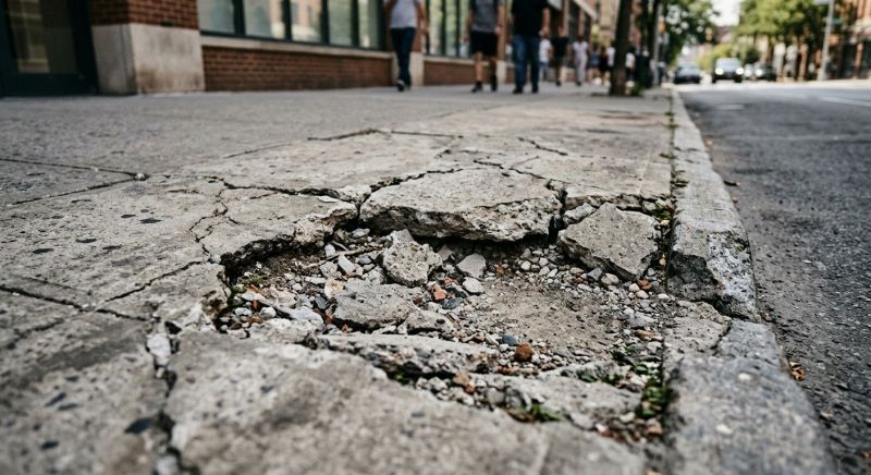 Cracked Sidewalk Repair in Miami Dade County, FL