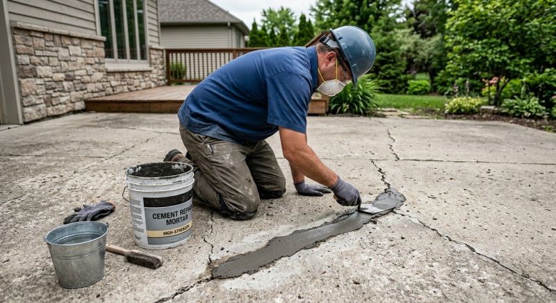 Cracked Concrete Repair in Corpus Christi, TX